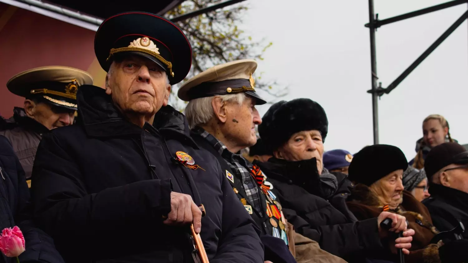 Ветераны присутствовали на Параде Победы