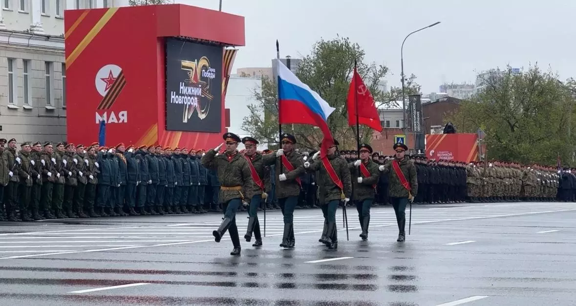 Генеральная репетиция парада Победы прошла 8 мая