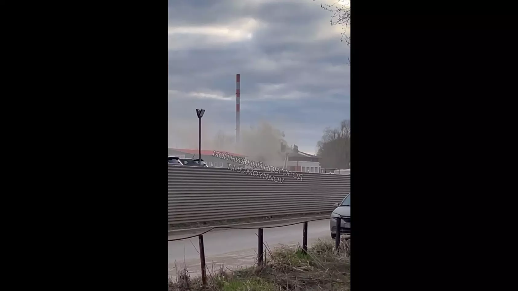 Ресторан с шаурмой горит в Нижнем Новгороде
