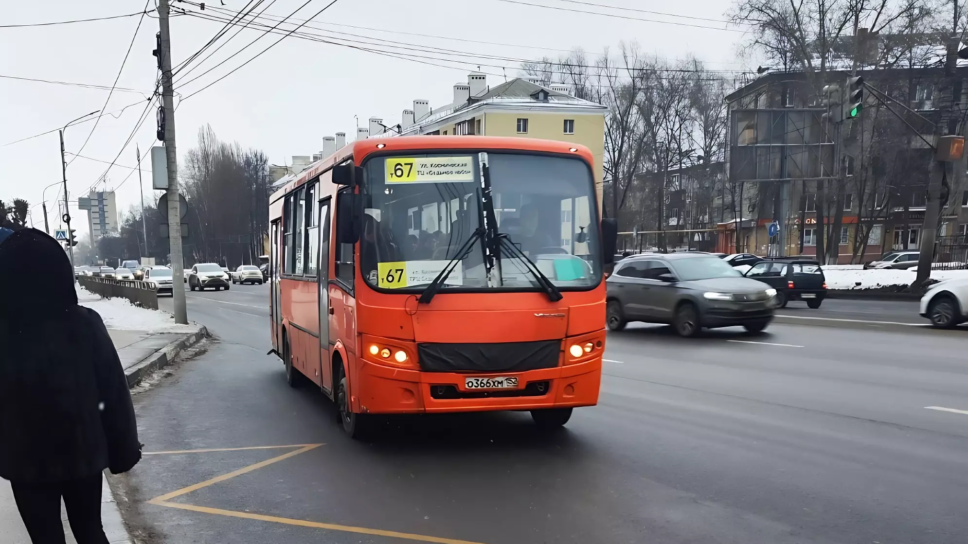 Автобус Т-67 эвакуировали на штрафстоянку в Нижнем Новгороде