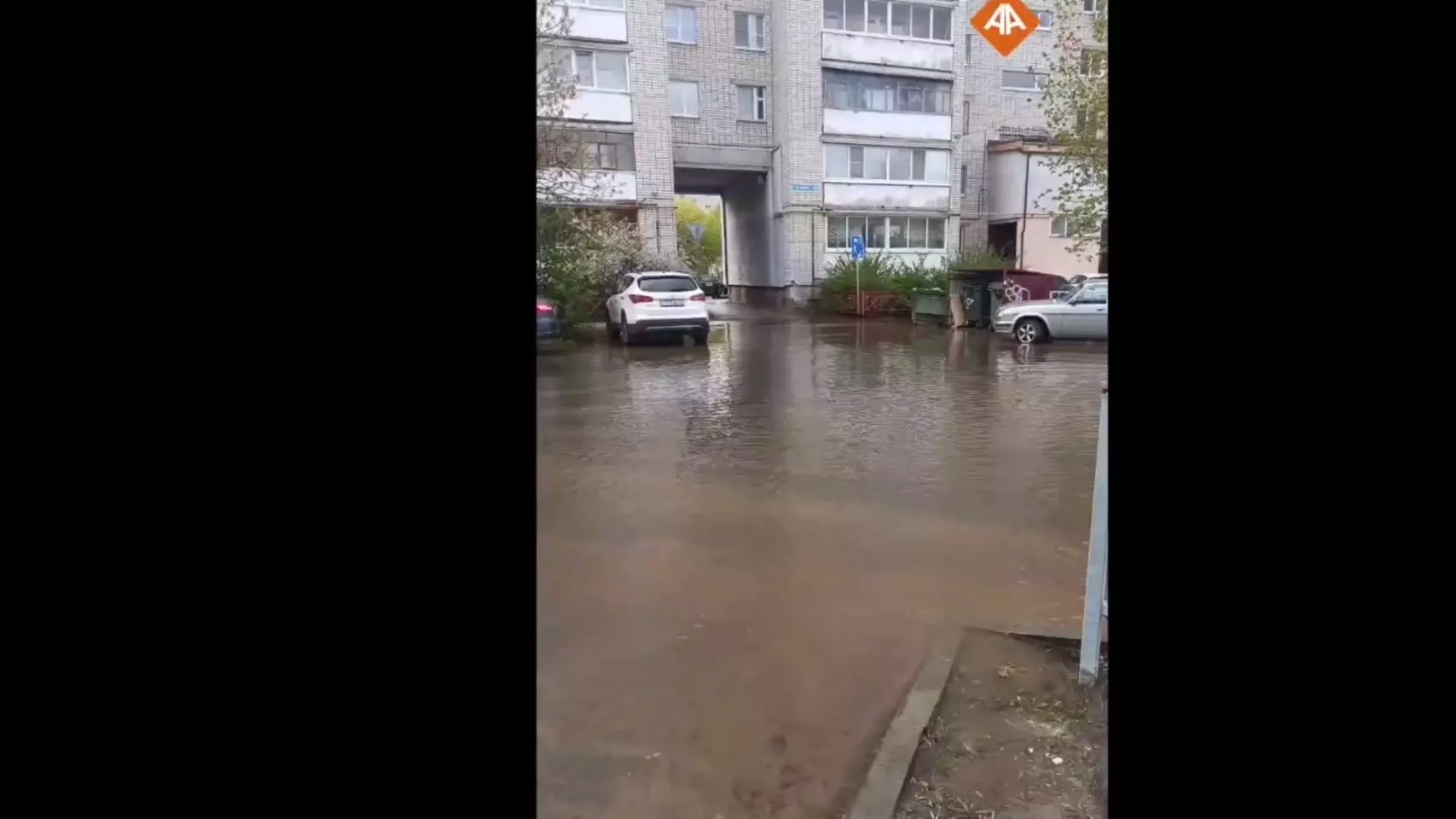 Потоп на улицах в Дзержинске