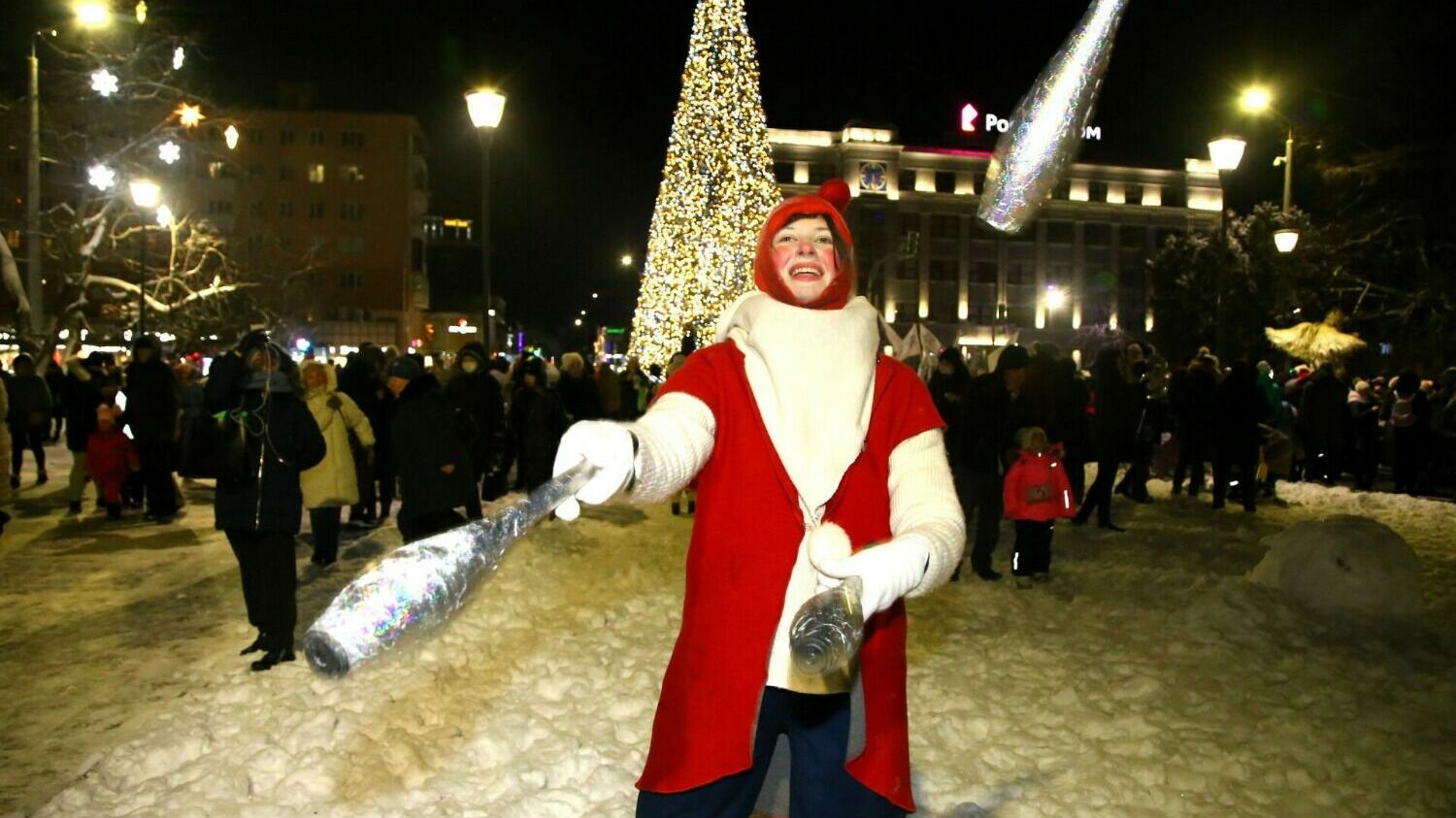 Новый год на площади Горького