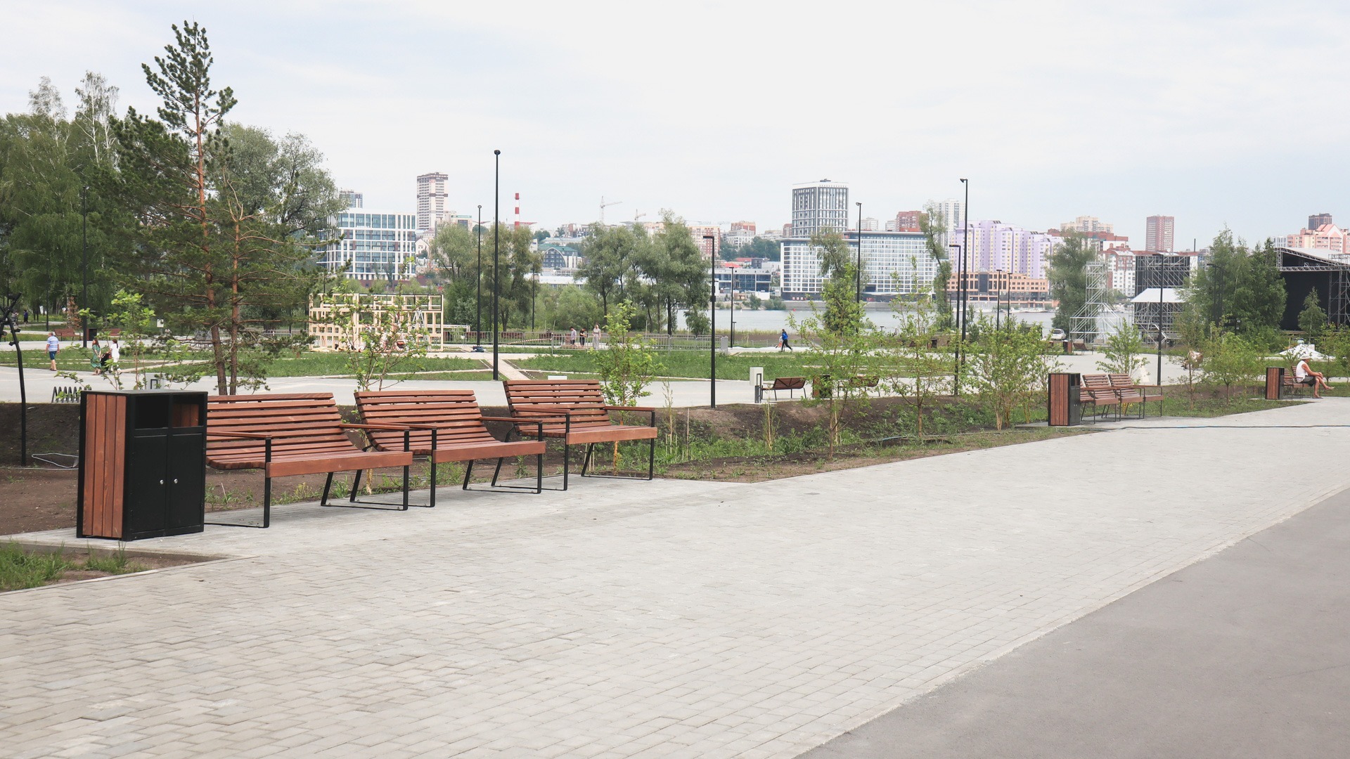 Работы в парке имени Кулибина завершатся в октябре 