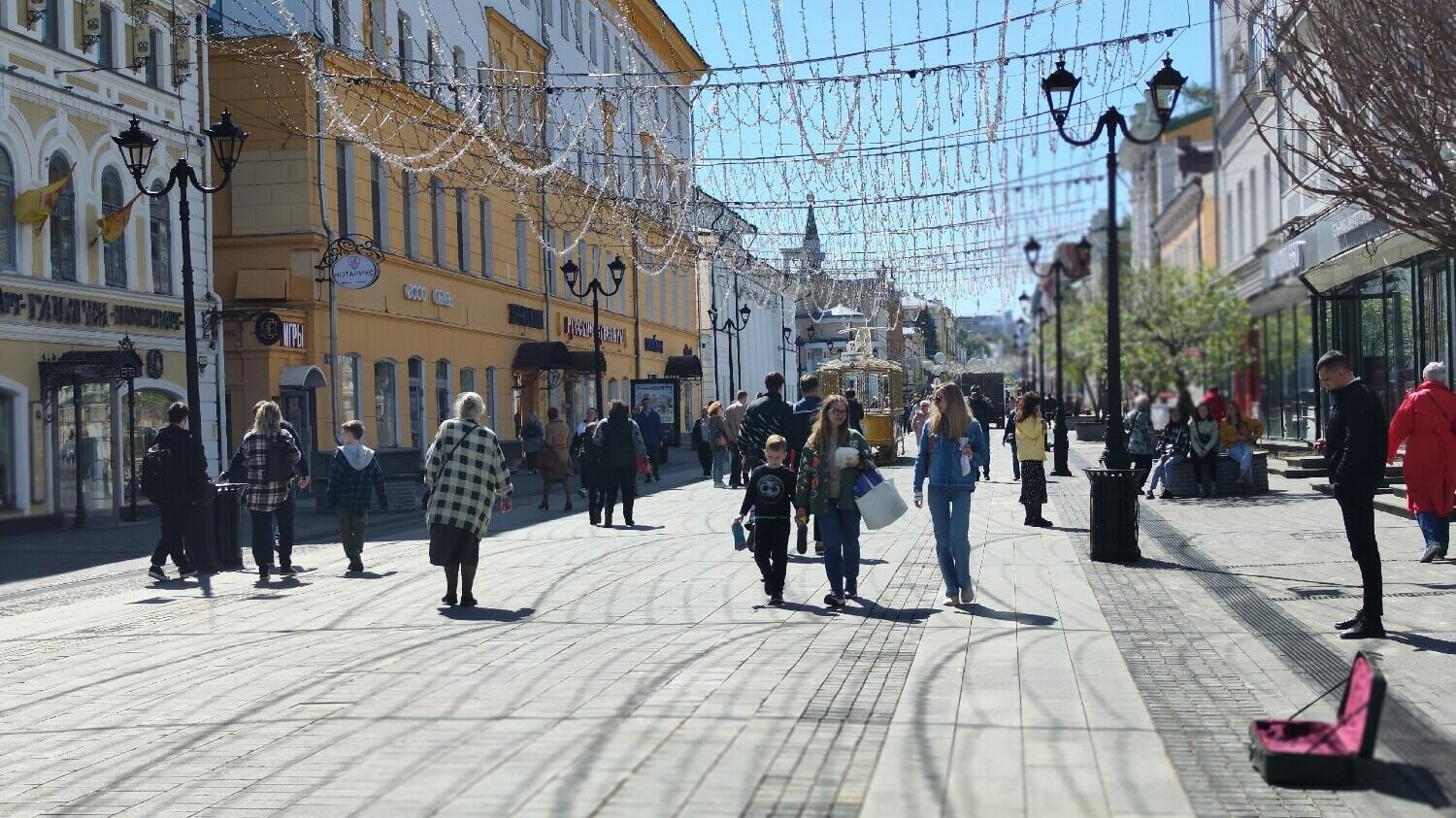 Туристы в Нижнем Новгороде 