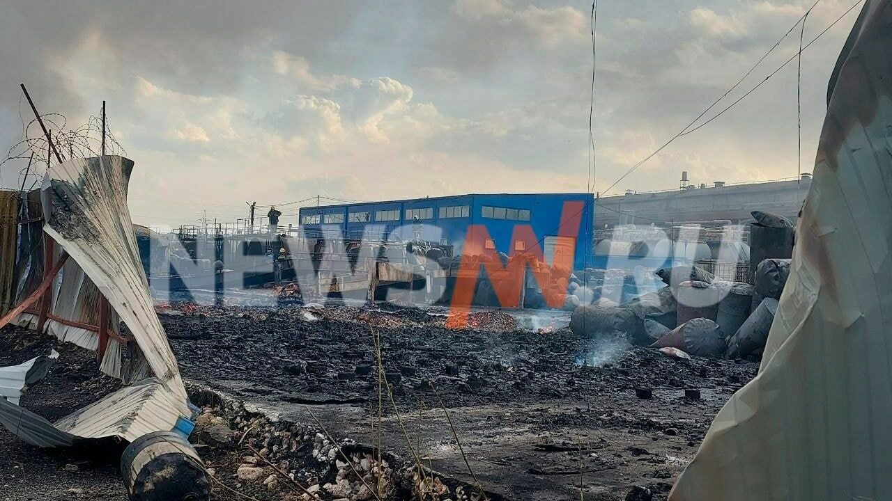 Опасные вещества в воздухе не обнаружены после пожара в Дзержинске