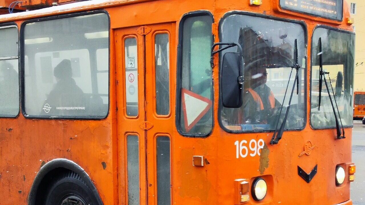 Троллейбус №13 временно перестанет курсировать в Нижнем Новгороде с 28 марта