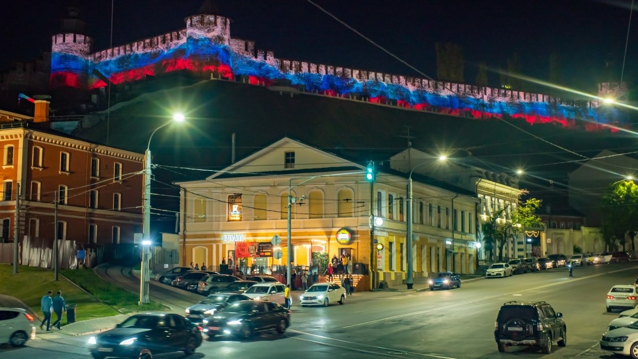 Подсветка появится на Нижегородском кремле ко Дню России