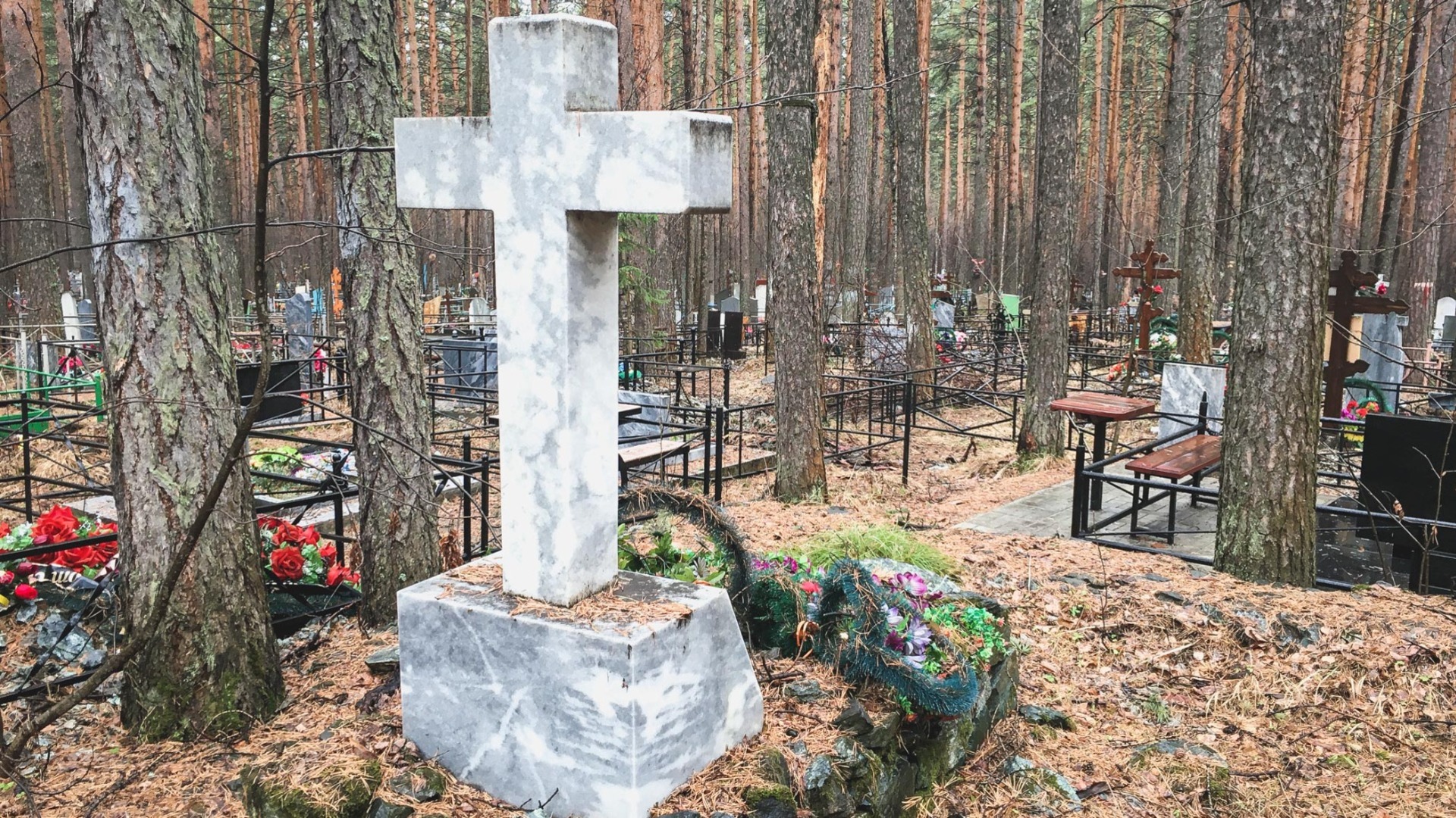 Неизвестные массово крадут ограды с кладбища в Сормове