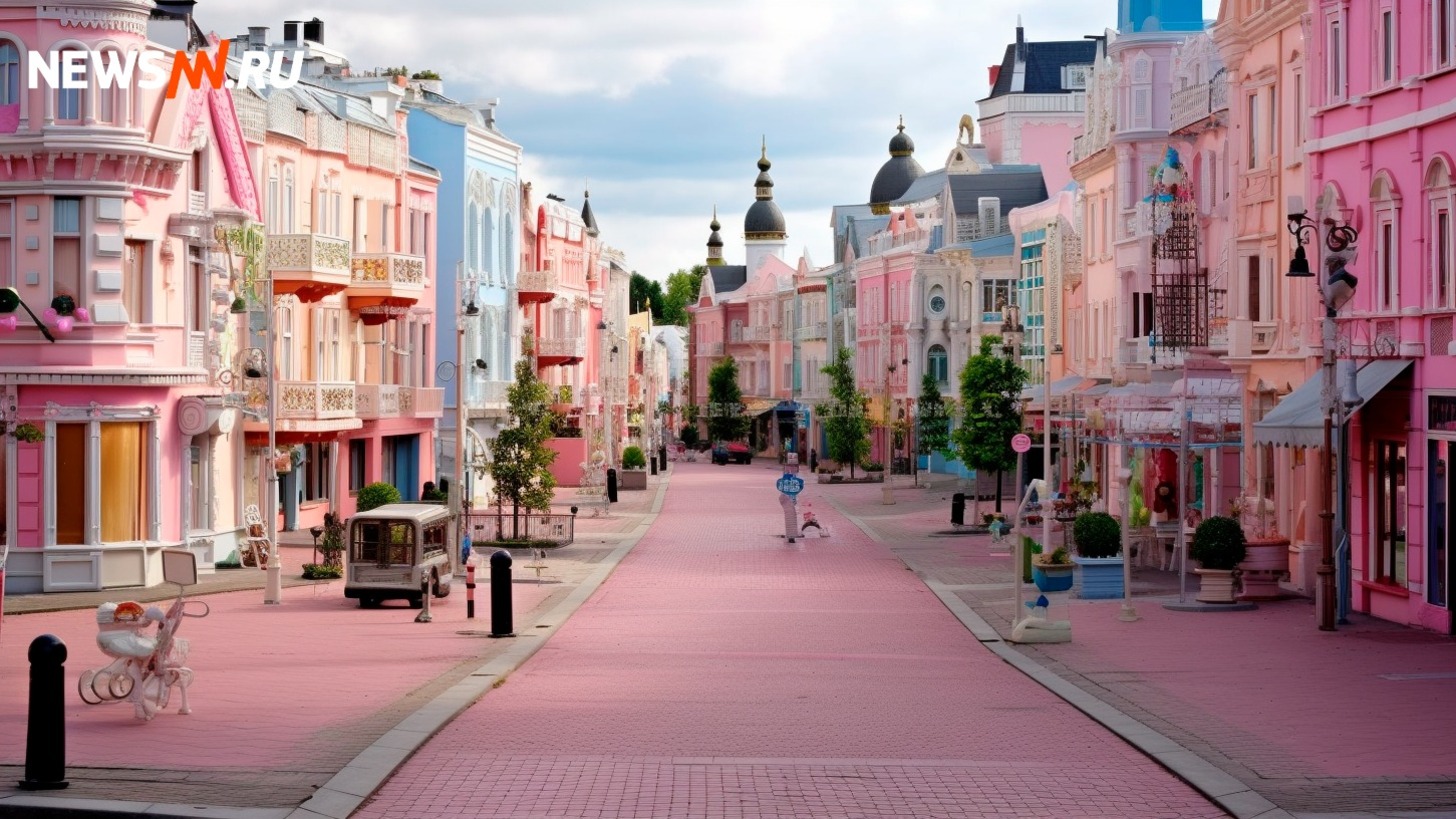Нейросеть изобразила Нижний Новгород в мире Барби, Трансформеров и Hello Kitty