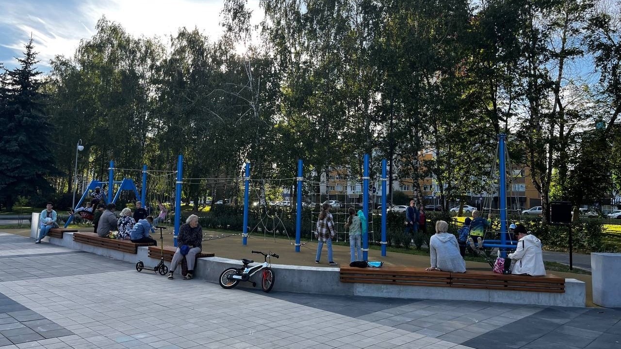 Три общественных пространства благоустроили в Приокском районе