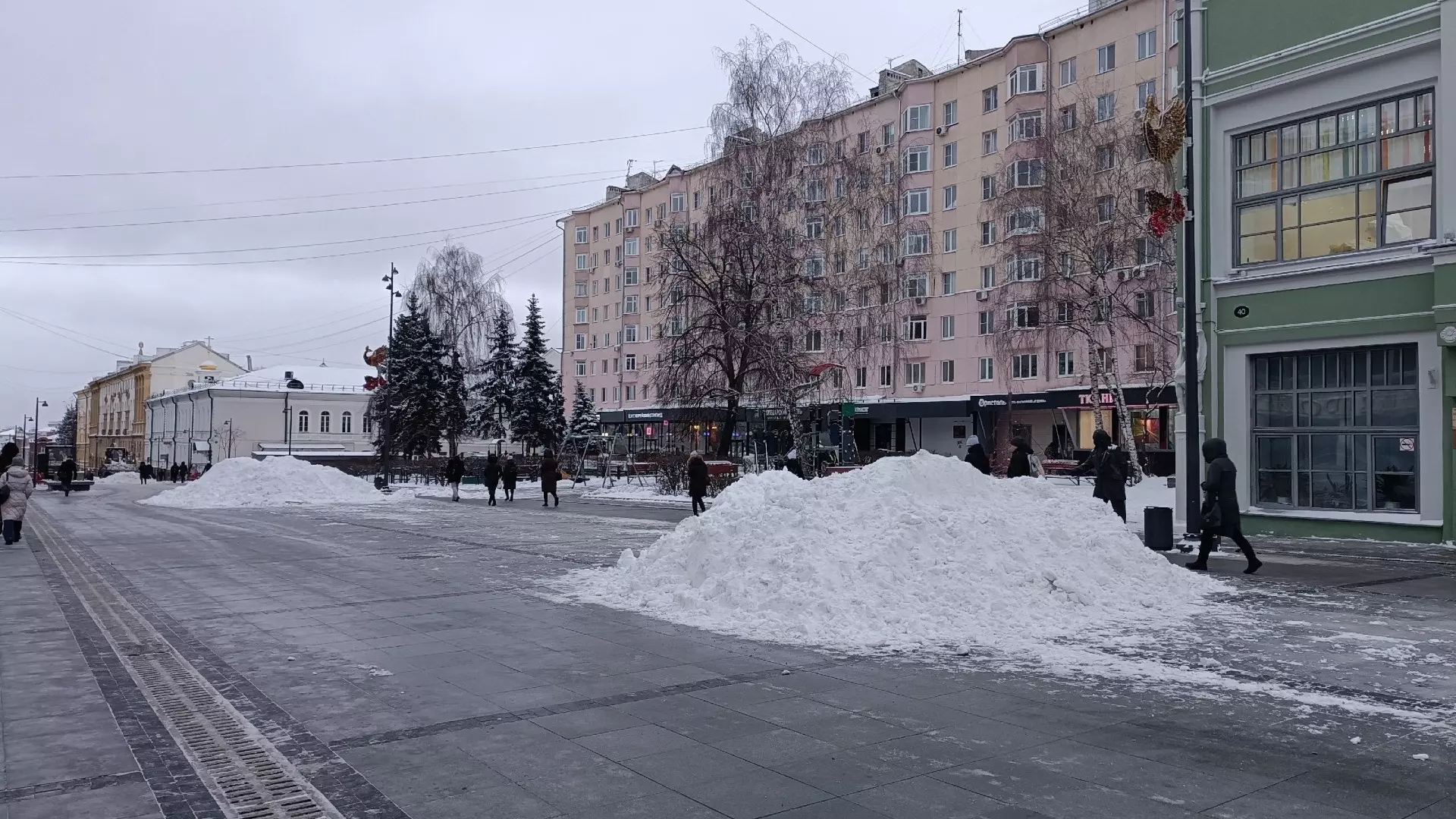 Снег пошел в Нижнем Новгороде 5 апреля