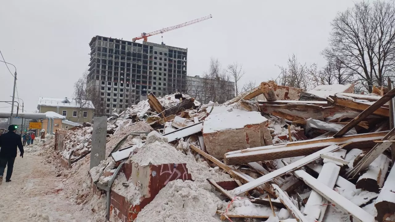 Снос 10 аварийных домов начался в центре Нижнего Новгорода