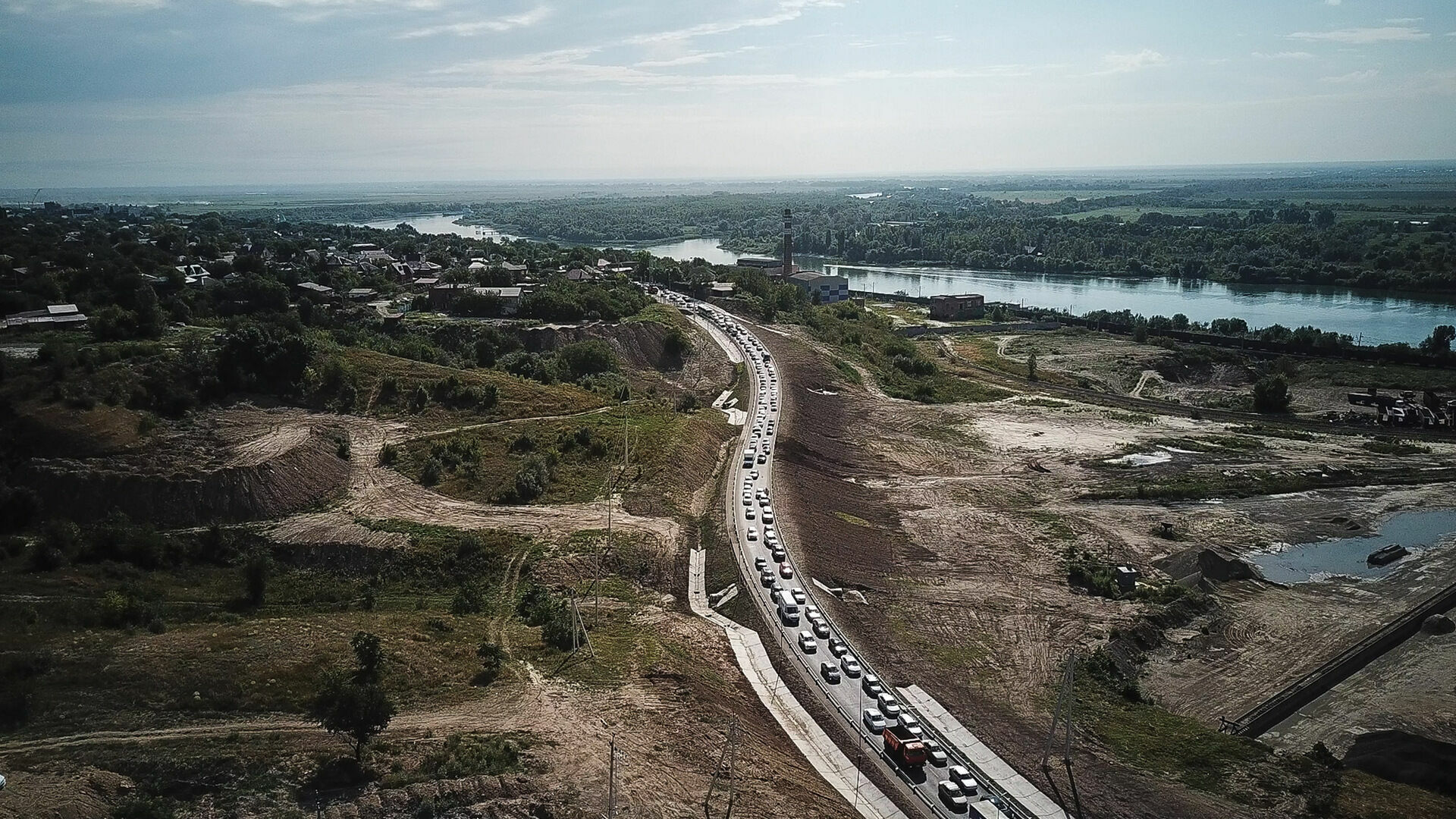 76-километровая пробка образовалась в Нижегородской области