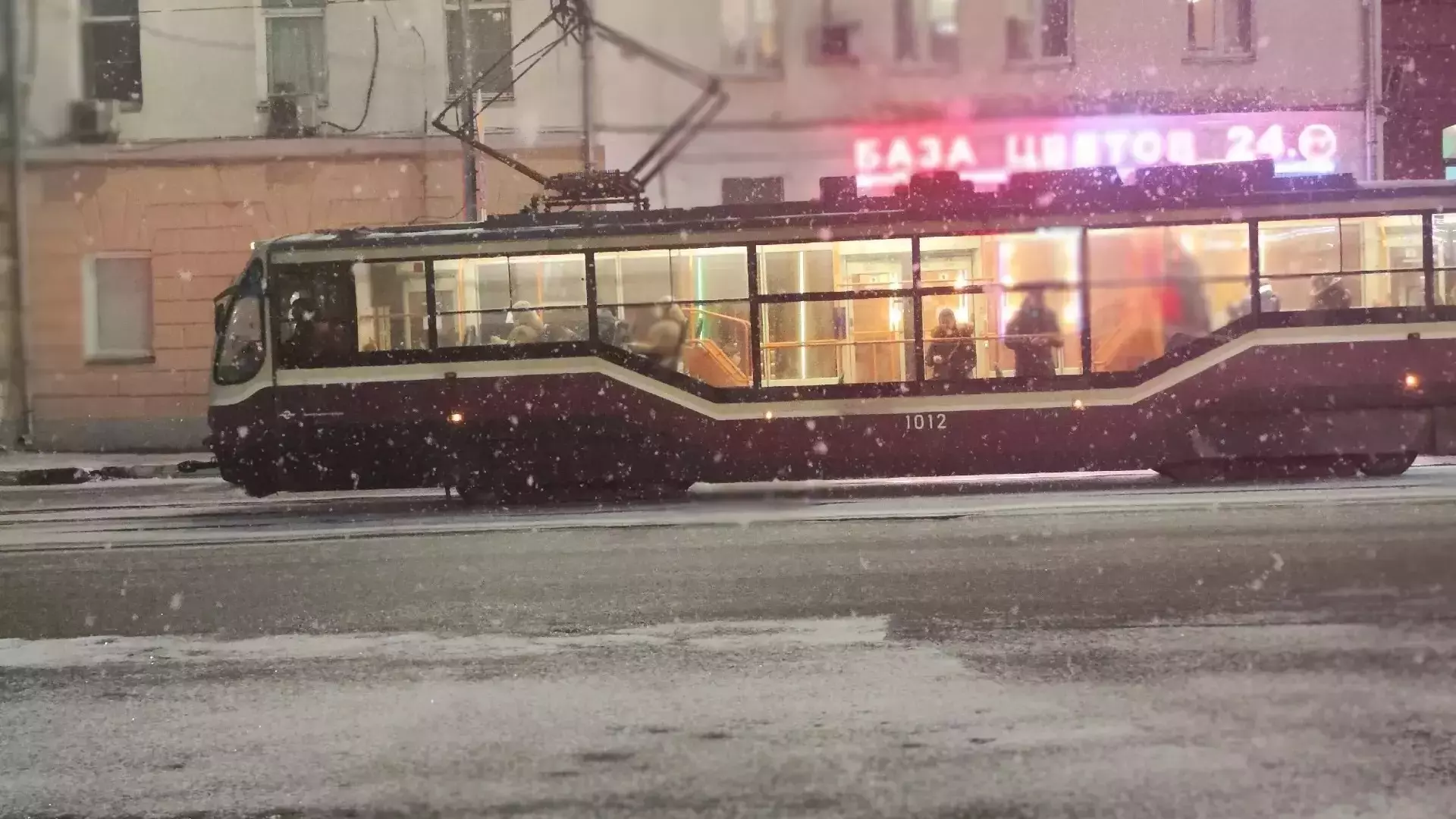Трамвай загорелся в Нижнем Новгороде