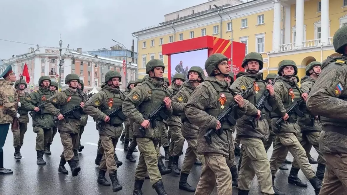 Репетиция парада Победы прошла в Нижнем Новгороде