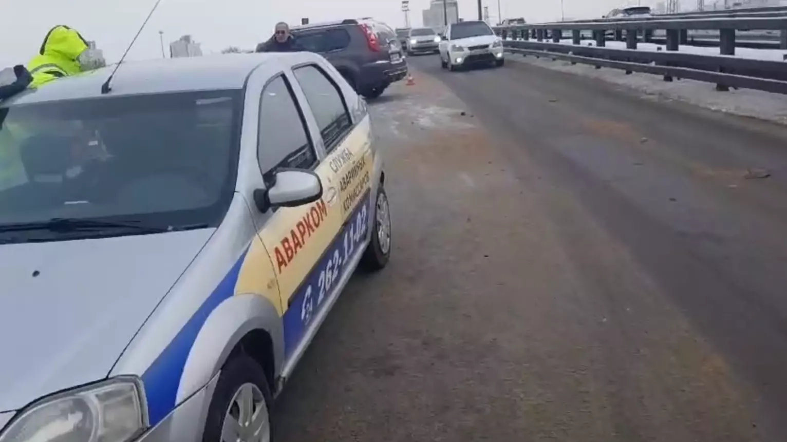 ДТП с участием пяти машин произошло на нижегородском метромосту