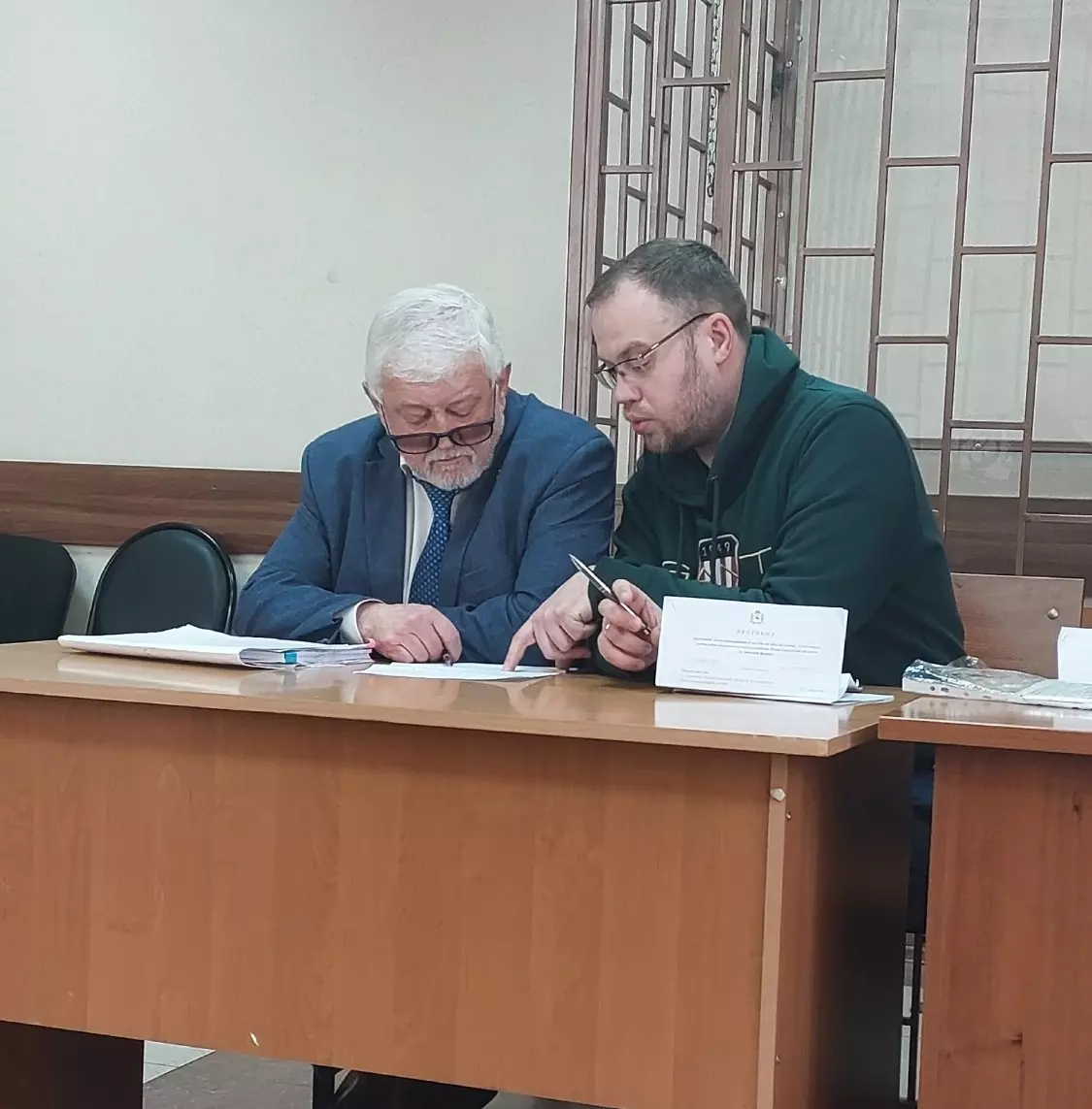 Бывший глава депстроя Нижнего Новгорода Илья Гор с адвокатом