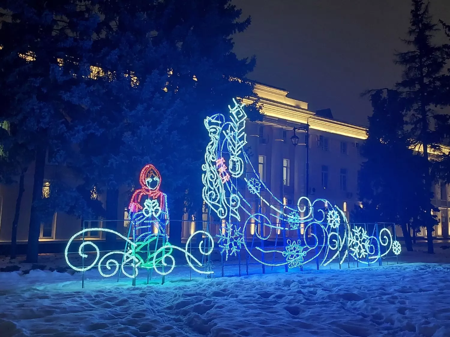 Новогодние фотозоны в Нижегородском кремле
