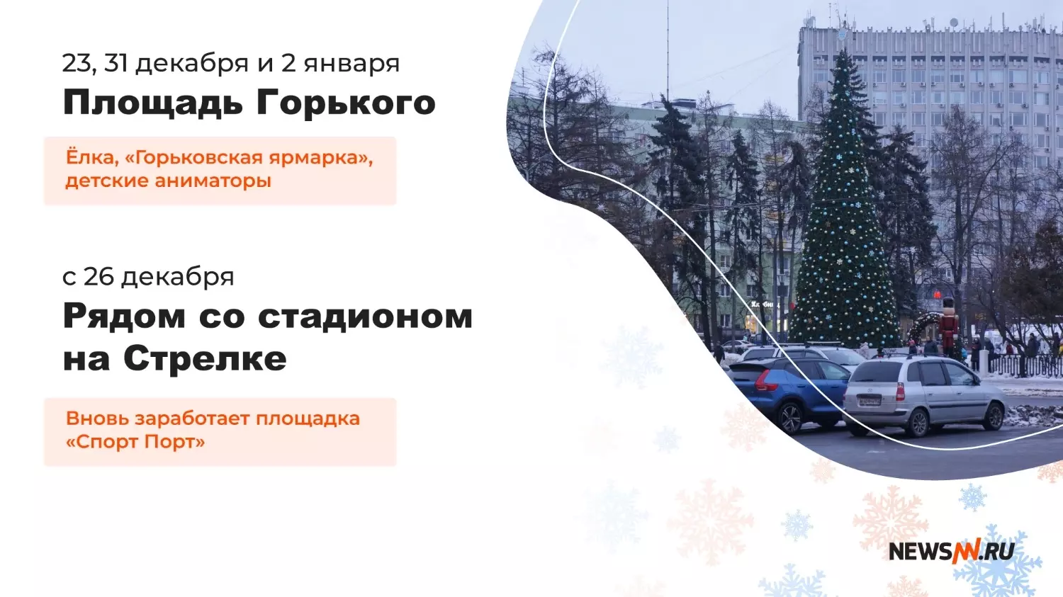 Куда сходить в новогодние праздники в Нижнем Новгороде