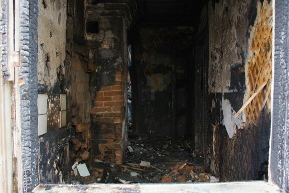 Тело пенсионерки обнаружили на пепелище сгоревшего дома на Бору 2 января