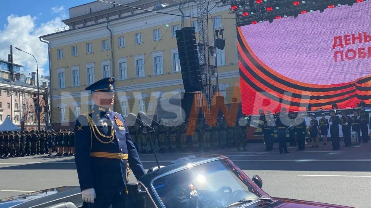 Казаки и белорусские кадеты приняли участие в нижегородском параде Победы