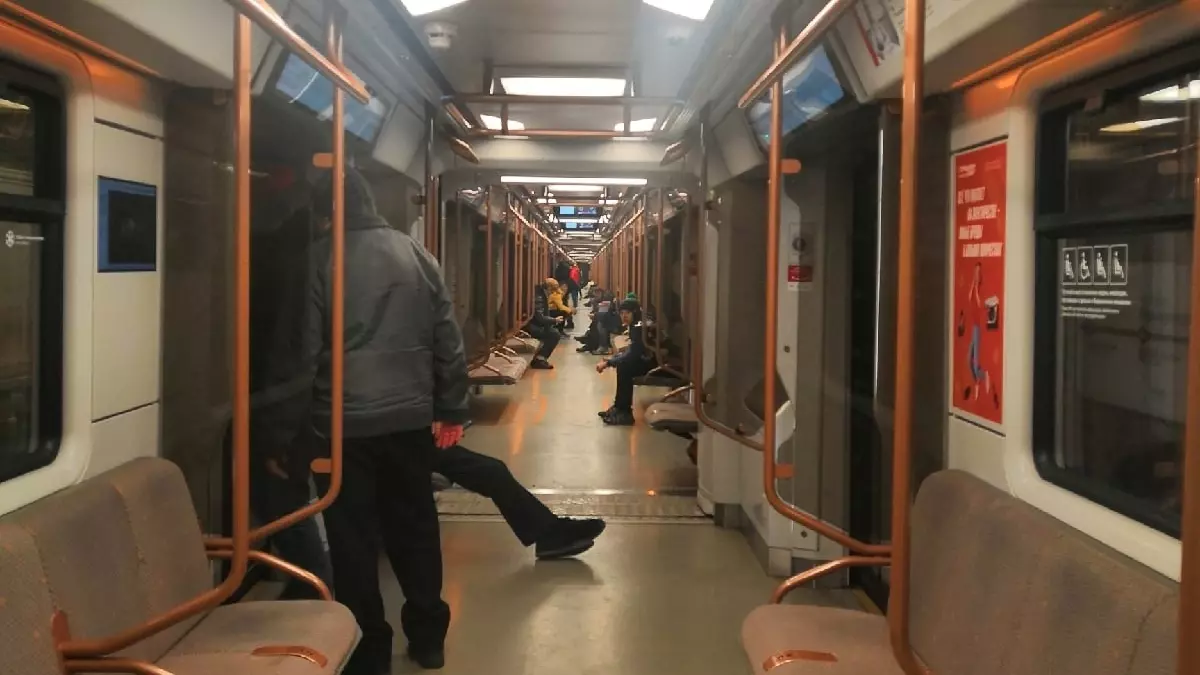 Пять человек пострадали при столкновении поездов в метро Москвы