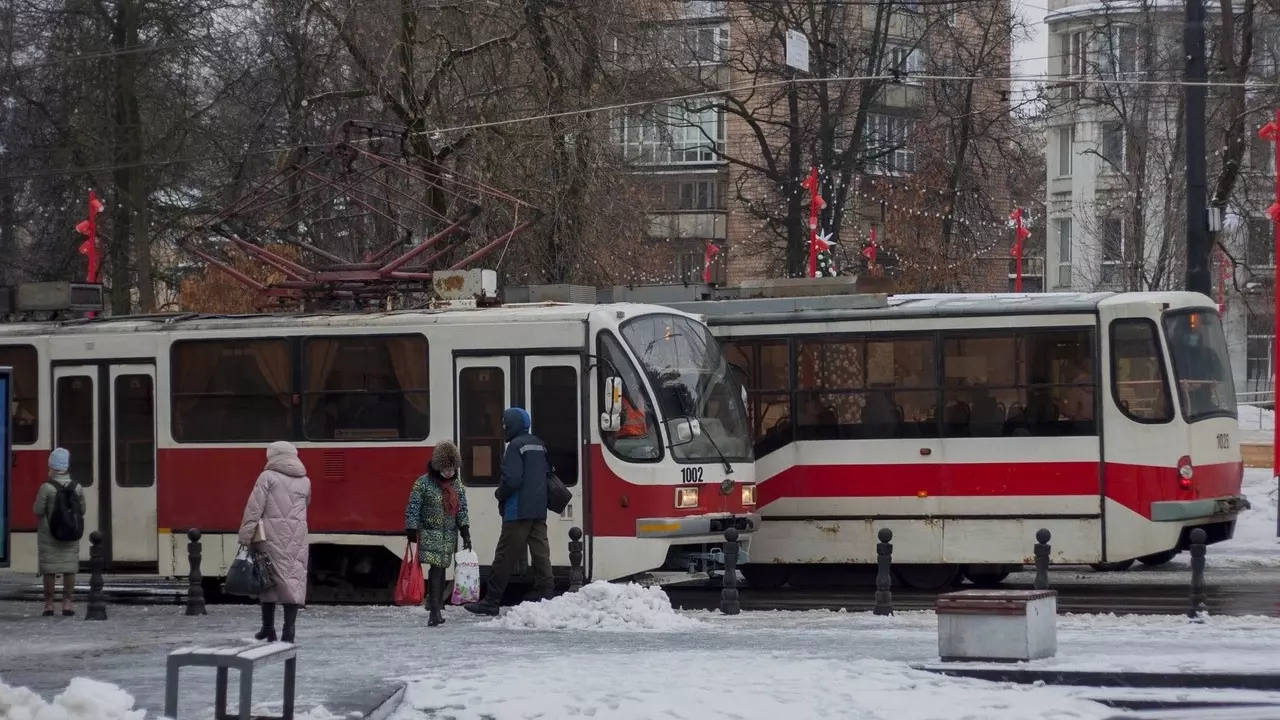Трамваи №11 отменили в Нижнем Новгороде из-за непогоды