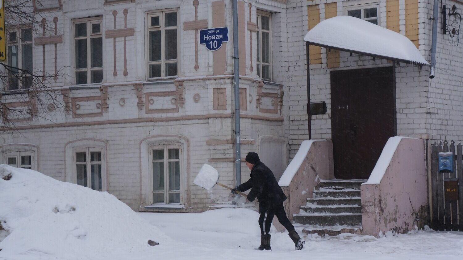 Уборка снега в Нижнем Новгороде
