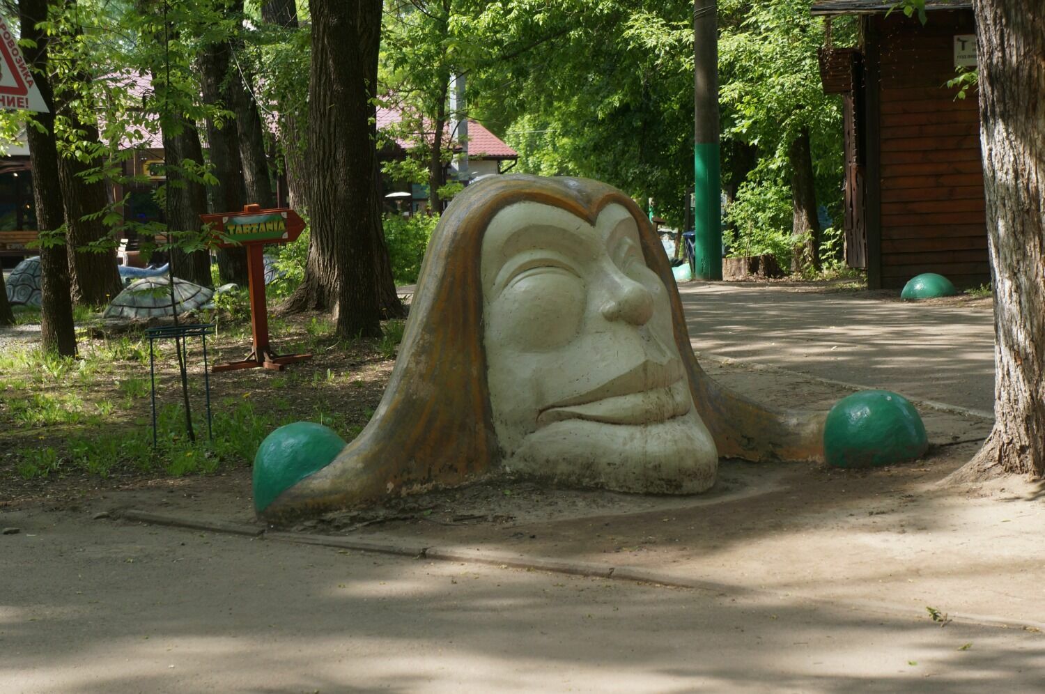 Арт-объекты в нижегородском парке им. 1 мая