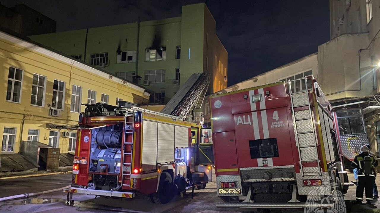 Пожар вспыхнул в здании Института прикладной физики