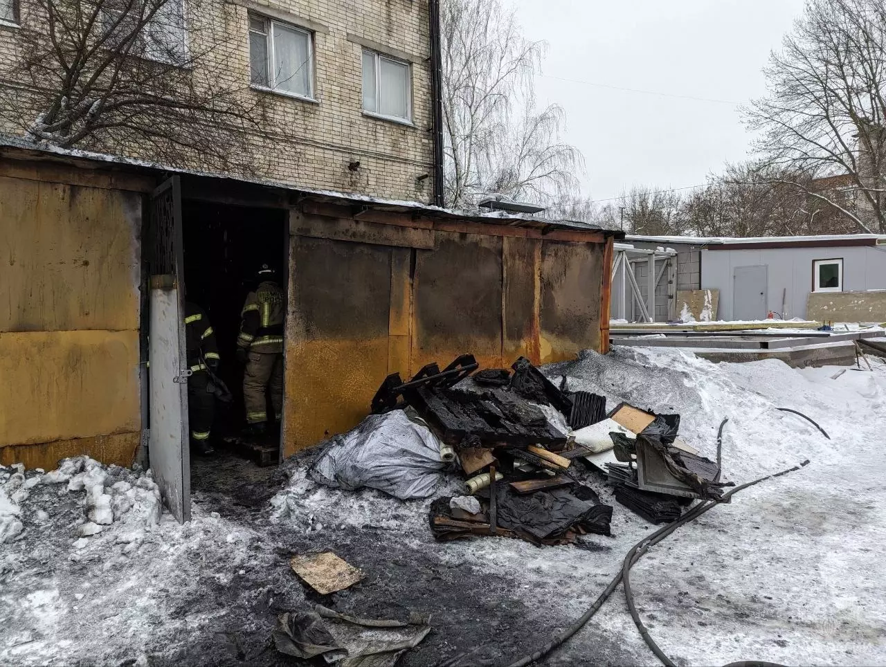 Завод горел в Нижнем Новгороде 15 января