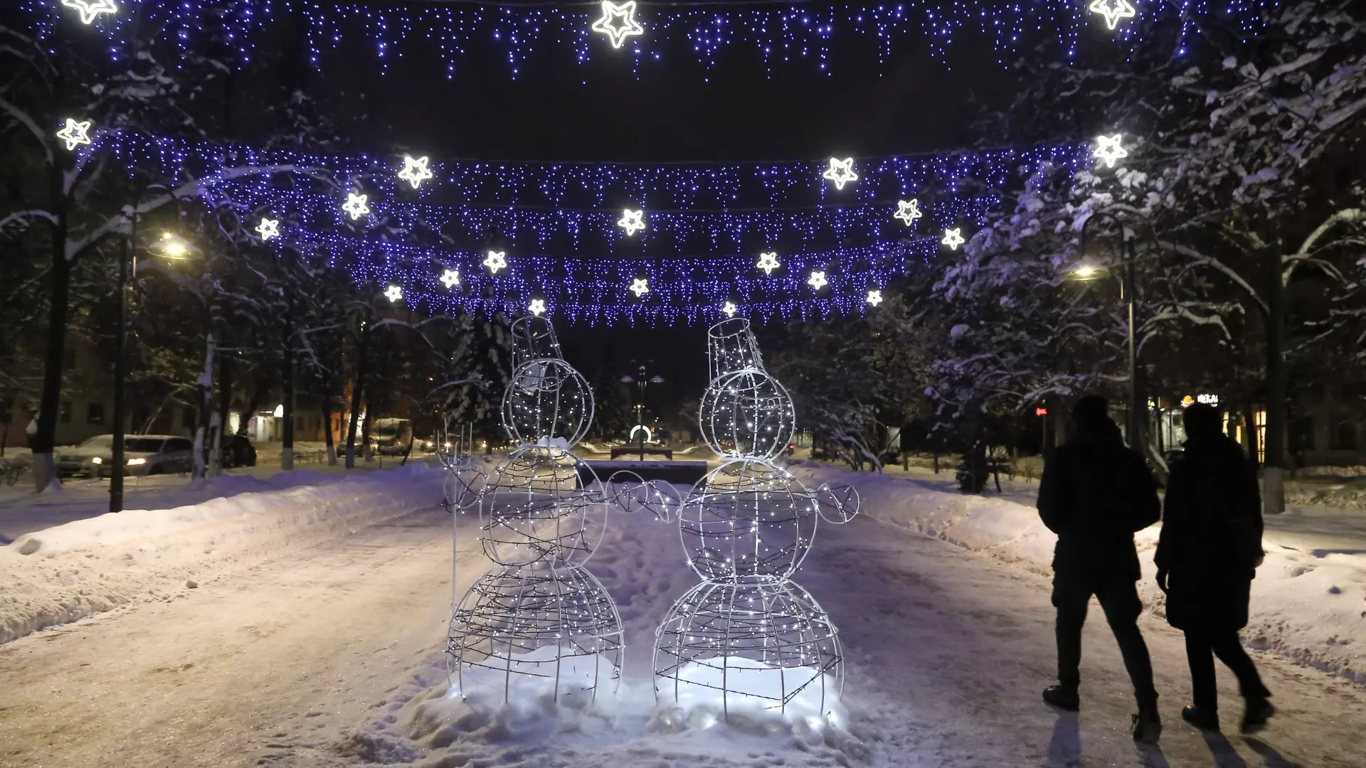 Новогодняя светодинамическая иллюминация в Нижнем Новгороде