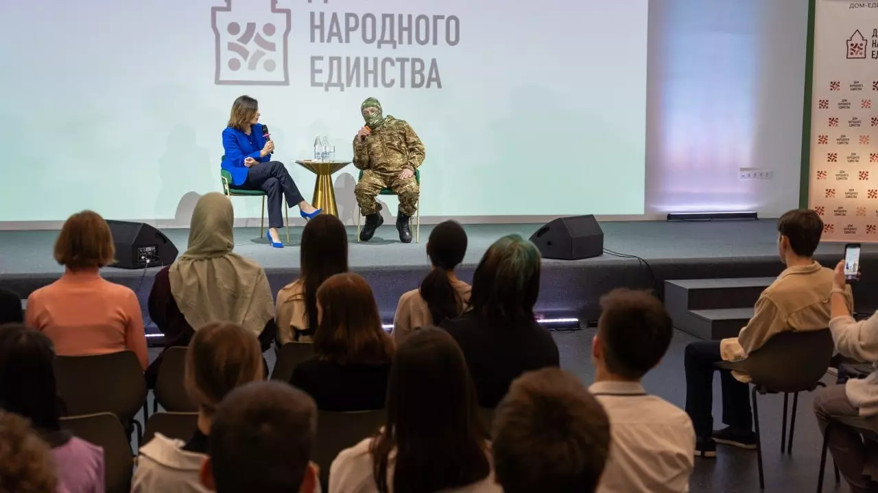 Боец СВО «Крендель» встретился с нижегородскими школьниками