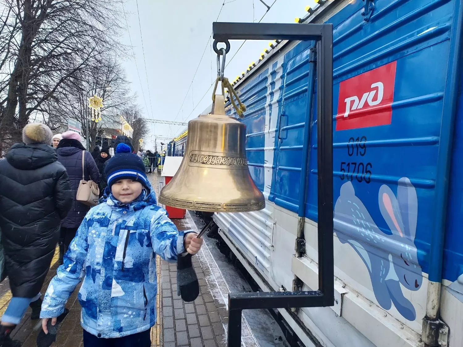 Поезд Деда Мороза в Нижнем Новгороде