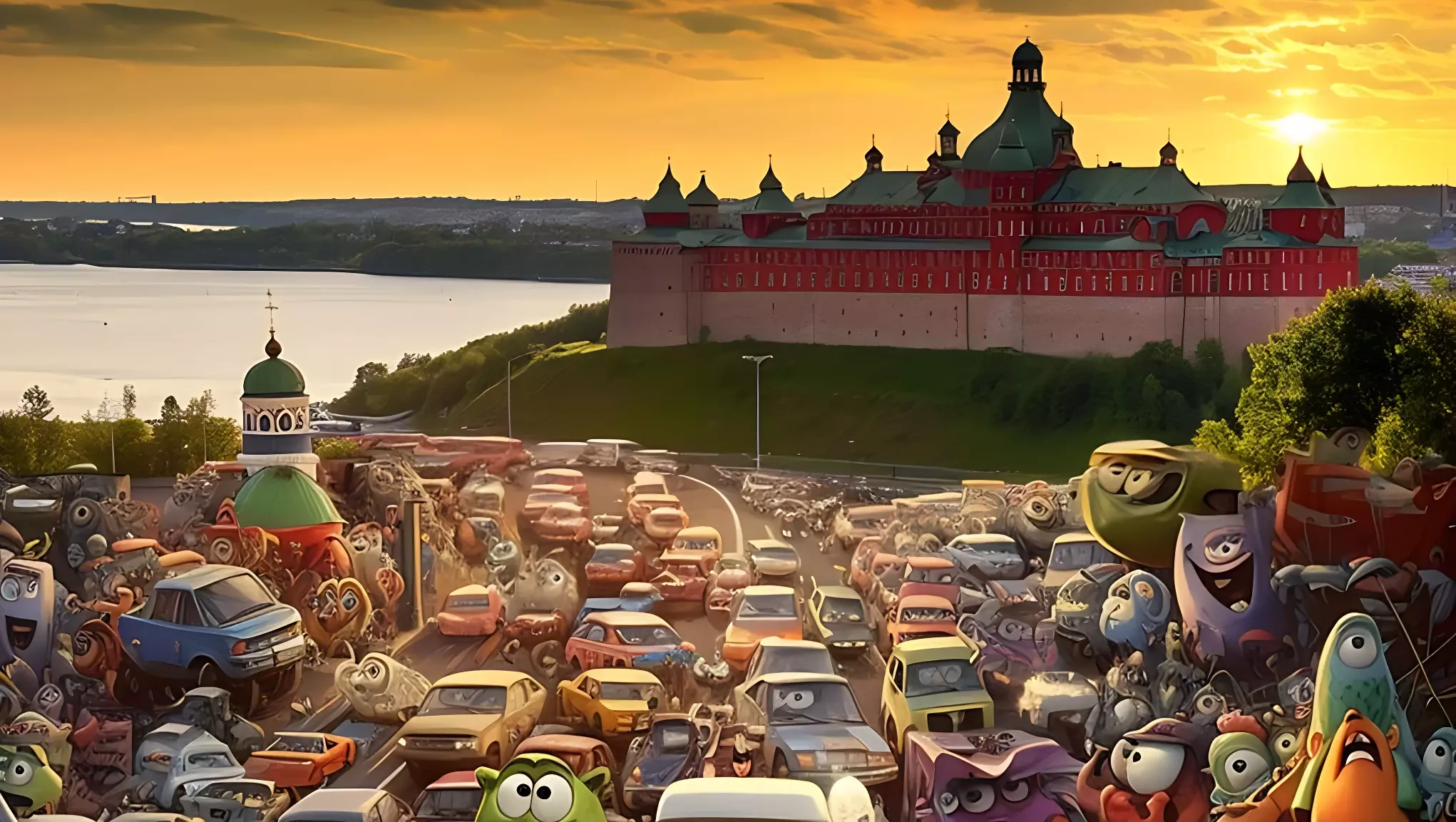 Нижний Новгород в мультфильмах Pixar