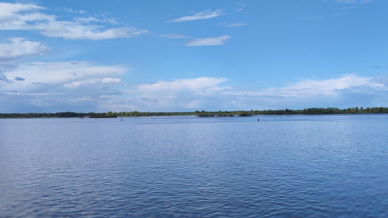 Река Волга в Нижегородской области 