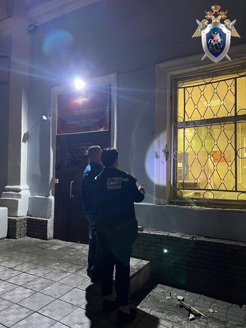 Мигрант напал на здание полиции в Дзержинске