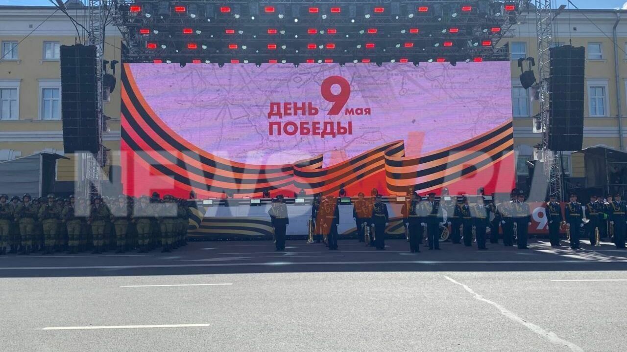 Опубликовано видео парада Победы в Нижнем Новгороде