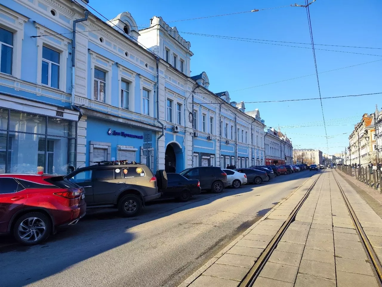 Улица Рождественская в Нижнем Новгороде 