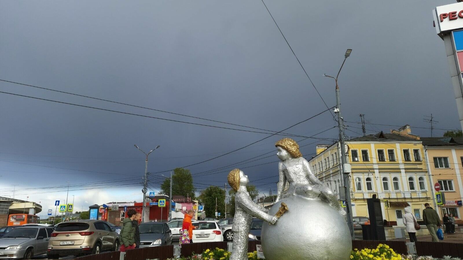 Град выпал в Нижегородской области 12 мая