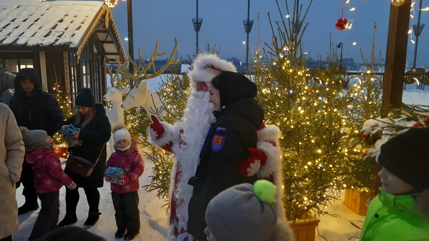 Резиденция Деда Мороза на Нижегородской ярмарке