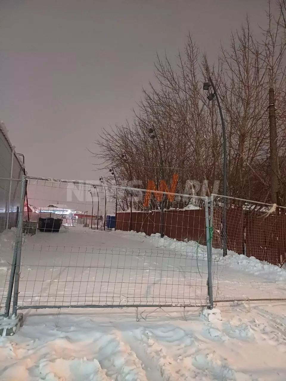 Светильники установили у канатки в Нижнем Новгороде
