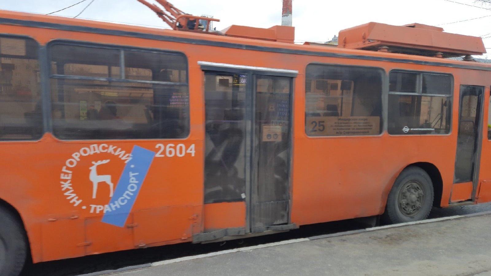 Движение троллейбусов №25 возобновили в Нижнем Новгороде