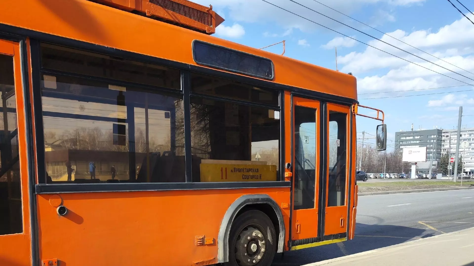 Движение троллейбуса №15 приостановлено в Нижнем Новгороде