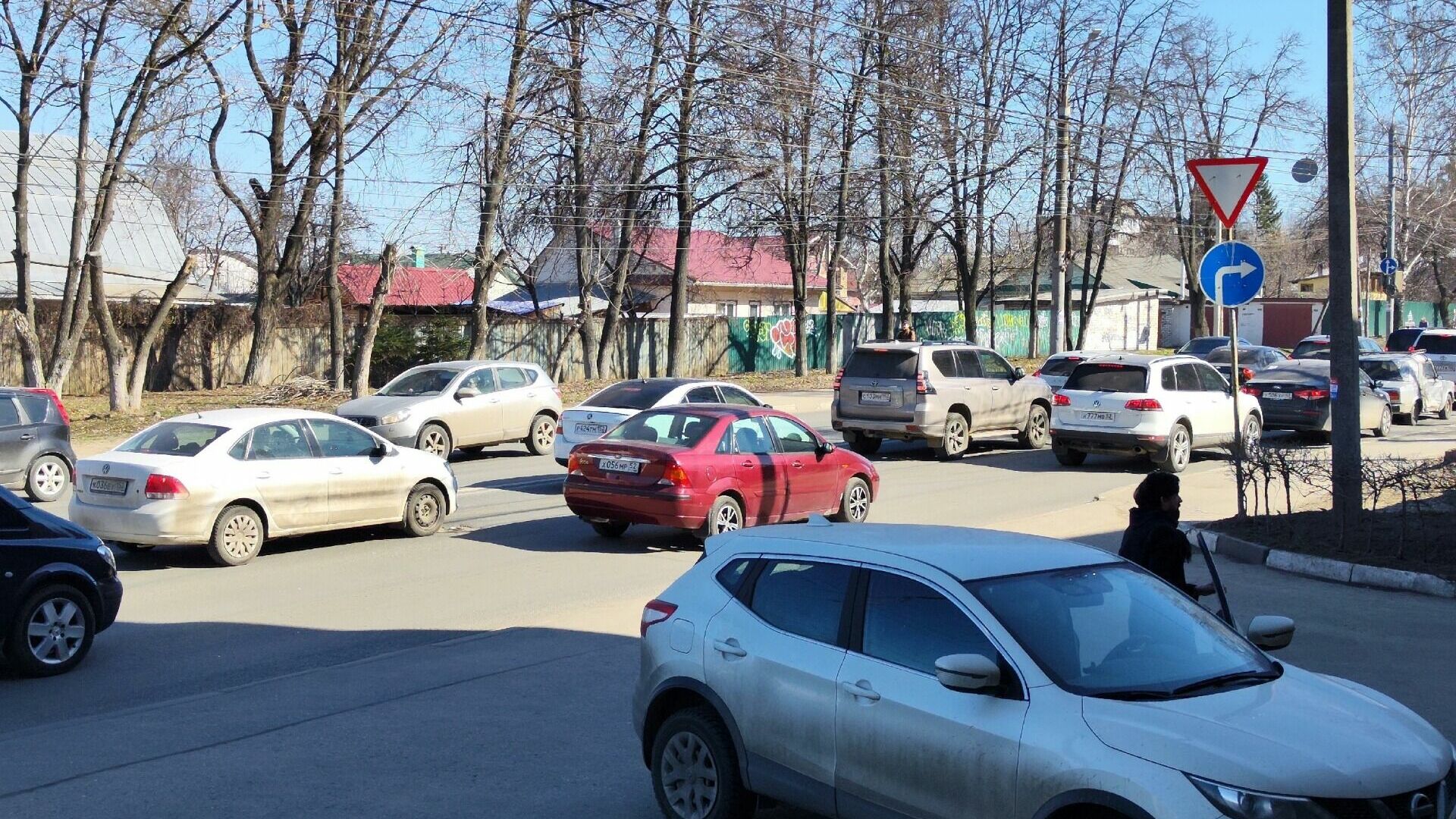 Пробки в Нижнем Новгороде достигли 8 баллов вечером 10 мая