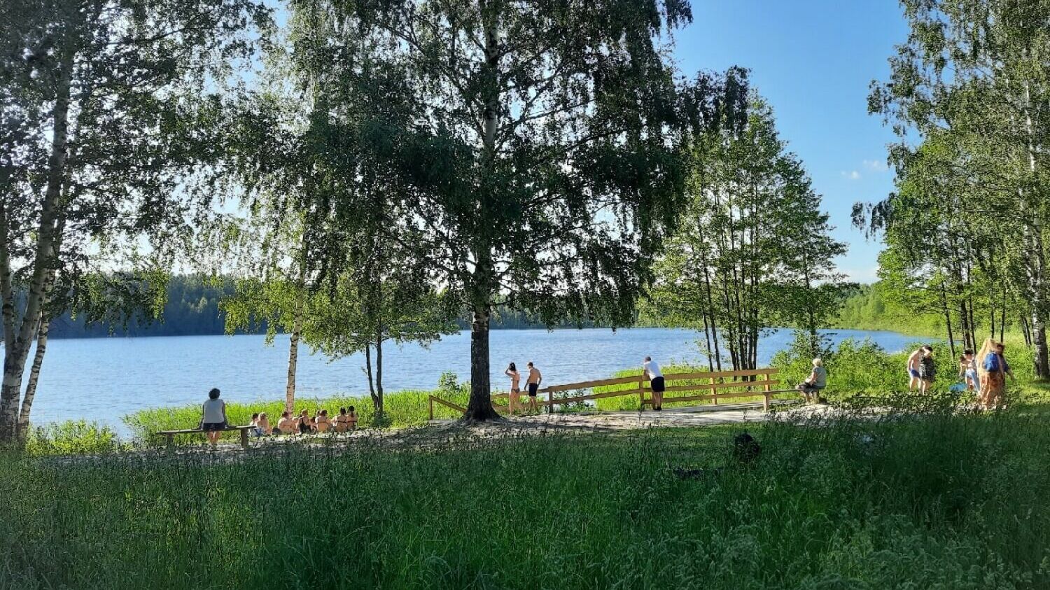 Озеро в Нижнем Новгороде