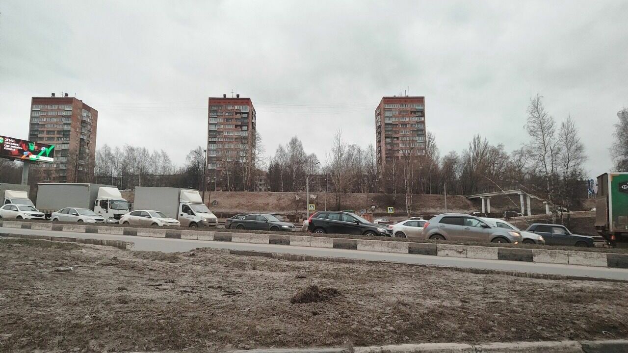 Пробки в 8 баллов образовались в Нижнем Новгороде 10 апреля