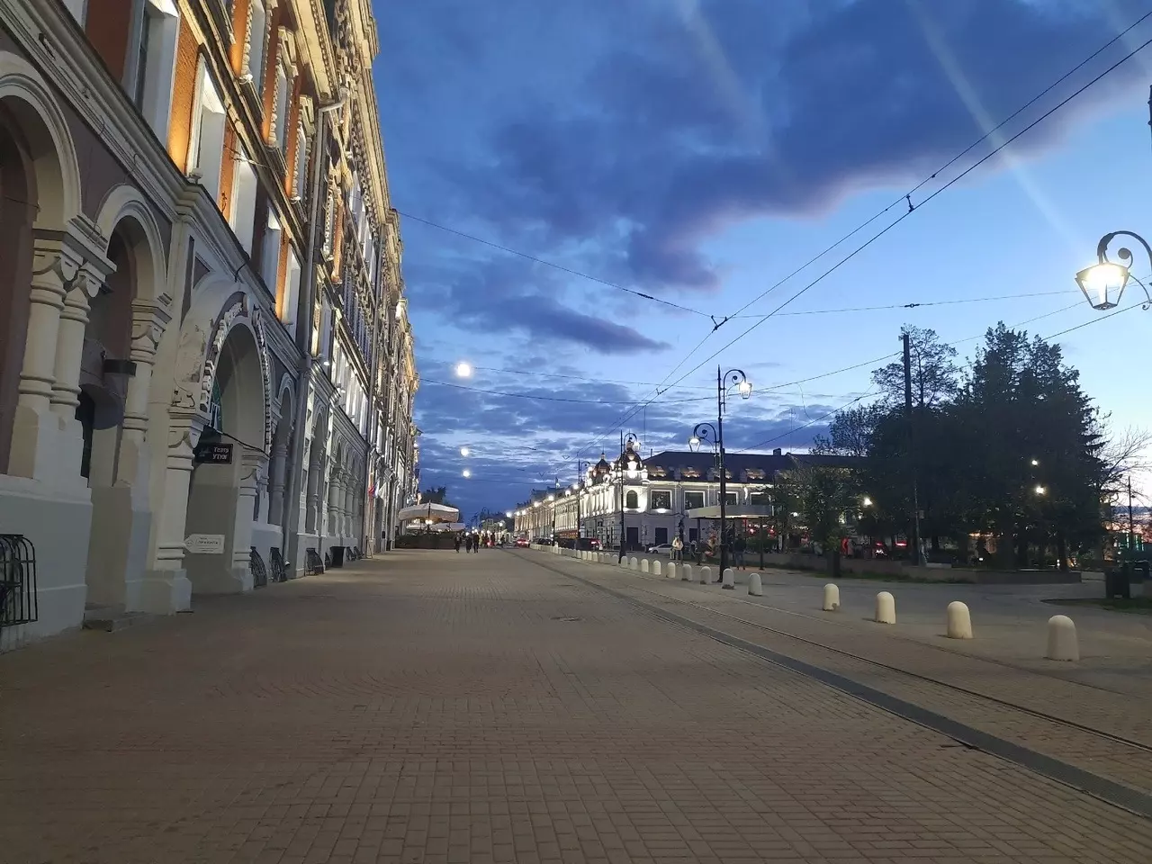 Улица Рождественская в Нижнем Новгороде 