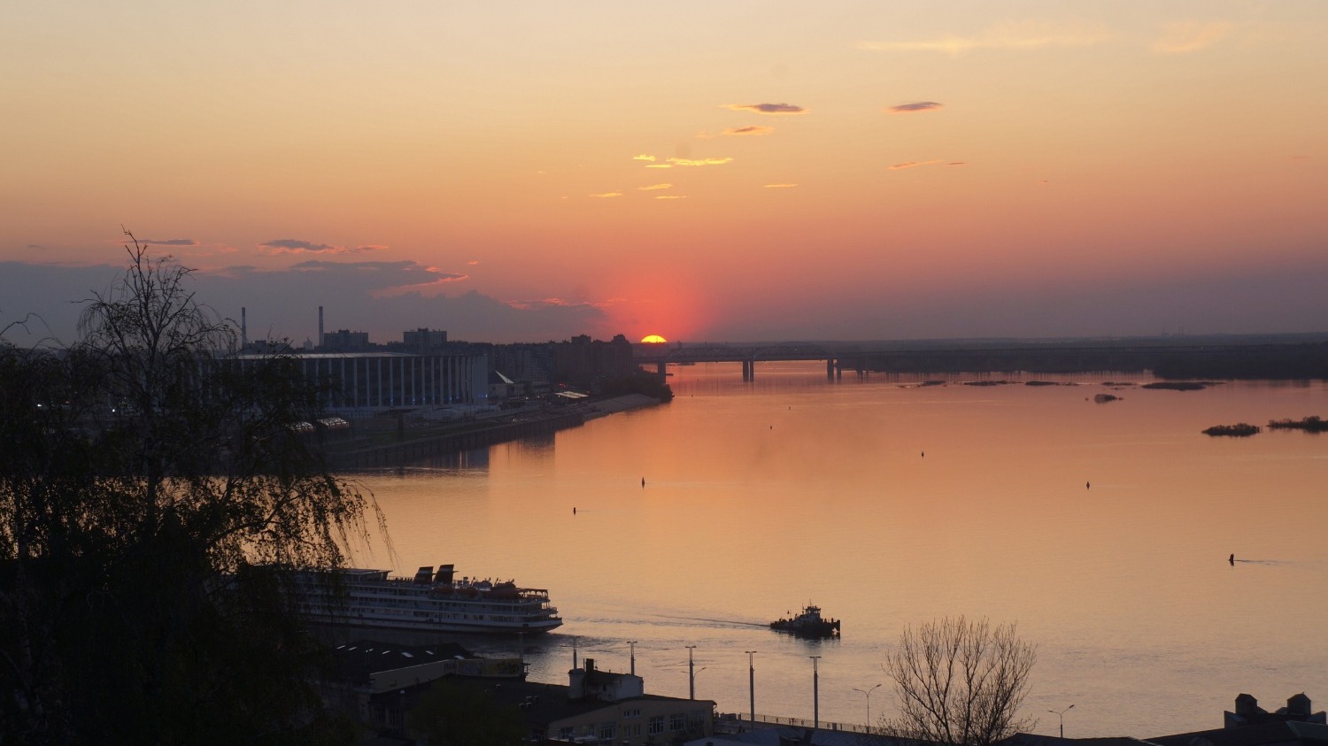 Закат в Нижнем Новгороде