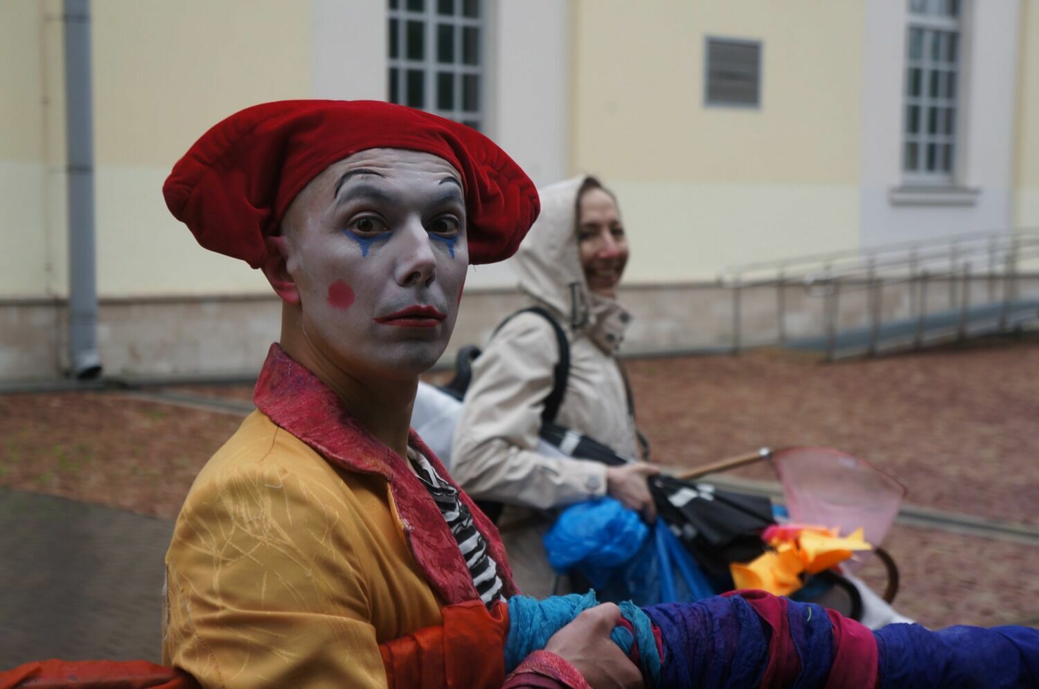 Клоуны в нижегородском кремле